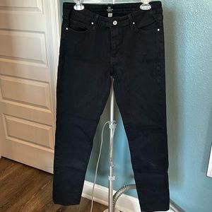 Black denim jeans
